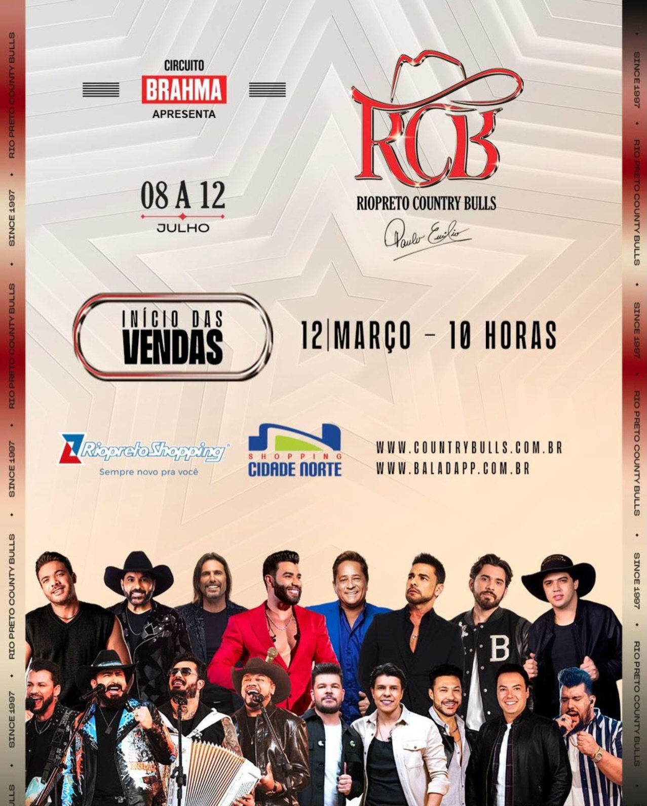 08 a 12 de Julho – Rio Preto Country Bulls
